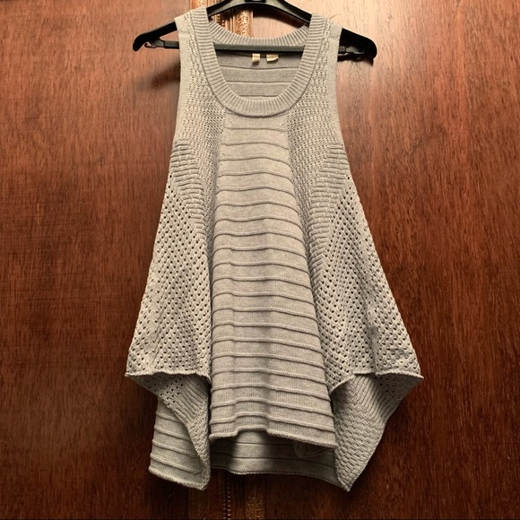 MOTH Urban Outfitters Sleeveless Scoop Neck Sweater Gray Womens Size Small - Picture 5 of 8